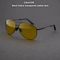 Miniatyrbild 1 av 6: TUZENGYONG 2023 Brand Alloy Herrsolglasögon Polarized UV400 Lens Solglasögon För Herr Pilotglasögon Oculos de sol Hög kvalitet T8013 C08 no box