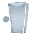Miniatyrbild 1 av 6: 3st/ set Satin Korsett Kits Dragkedja Byte Bröllopsklänning Rygg Spets Webbing DIY Craft Bröllopsklänning Tillbehör Spets 8 light gery One Size