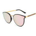 Miniatyrbild 4 av 6: Lyxigt bimode för kvinna Solglasögon Man Square Brand Design Solglasögon Dam Oculos Retro Man Järn Pink