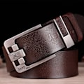 Miniatyrbild 5 av 6: Lyxmärke Designer Bälte Herr Mode Äkta Läder Midjerem Legering Nål Spänne Herrbälte Cummerbunds Ceinture Homme 2022 Jeepzero DPBlack 115cm