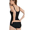 Miniatyrbild 1 av 6: Waist trainer shapers modellering rem korsett bantning underkläder kropp mage shaper shapewear faja bantning bälte kvinnor 6627-black XS