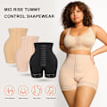 Miniatyrbild 4 av 6: Hexin Butt Lifter Shorts Fake Ass Stora skinkor Hip Enhancer Trosor med extra stora kuddar Body Shaper Shorts Shapewear Booty Black L