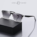 Miniatyrbild 3 av 6: LM New Fashion Solglasögon Herr Kvinnor Retro Polarized Ultra Light TR90 Driving Solglasögon Antireglare Nyanser Man oculos UV400 Leopard-Gradient Tea LM