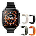 Miniatyrbild 1 av 6: Smart Watch Ultra 8 NFC GPS Track 49mm Herr Dam Smartwatch Series 8 Termometer BluetoothCall Vattentät Sport För Apple BlackHY 4GS strap