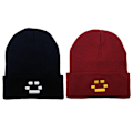 Miniatyrbild 2 av 6: Unisex Stickad Skullies Vår Beanies Hatt För Kvinnor Män Dubbellager Kepsar Pojke Skidben Quackity Merch Las Nevadas Kalla Hatt BK