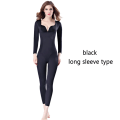 Miniatyrbild 1 av 6: Beonlema Kvinnor Body Modeling Shaper Full Lång Ben Shapewear Sömlös magkompression Slimmande Underkläder Plus Size Bodysuit Black2 M