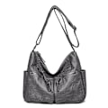 Miniatyrbild 1 av 6: Högkvalitativa lyxiga handväskor i läder Damväskor Designer Crossbody-väskor för kvinnor Nya Bolsa Feminina Sac A Main Style1-Gray
