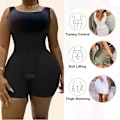 Miniatyrbild 4 av 6: Fajas Colombianas Reductoras Shapewear Body Krok Ögonstängning Magkontroll Justerbar gren Öppen byst Gaine Amincissante skin XXXL