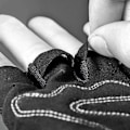 Miniatyrbild 5 av 6: ROCKBROS Half Finger MTB Cykelhandskar Andas landsvägscykelhandskar i nylon Tunna Lätt Slitstark Fingerlös Fitness Vante S202 Black M