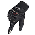 Miniatyrbild 5 av 6: Motorcykelhandskar med pekskärm, ventilerande racinghandskar med full finger, skyddshandskar för utomhussporter, Guantes Moto 01CTouch-Blue L