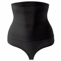 Miniatyrbild 3 av 6: Platta magtrosor med hög midja Kvinnor Magkontroll Bantning Kalsonger Waist trainer Body Shaper T-byxor Postpartum Shapewear Beige XL