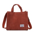 Miniatyrbild 6 av 6: Höst manchester Casual Damväska Axelväska Retro Art Canvas Crossbody-väska för kvinnor Handväskor med dragkedja i bomull Lyxdesigner Green 26x10x23cm