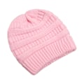 Miniatyrbild 1 av 6: 25 Färgade Enfärgade Beanies Kvinnor Stickade Beanie Hatt Mode Höst Vinter Varma Hattar SkulliesCap För Kvinnor Pink