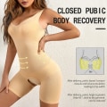 Miniatyrbild 5 av 6: Bodyshapers kroppsformande kostym för kvinnor efter förlossningens midja- och magformande shapewear-skivor Black M-L