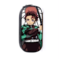 Miniatyrbild 1 av 6: Anime Demon Slayer Kimetsu No Yaiba Canvas Case Pennfodral Dragkedja Sminkväska Pen Brevpapper Väska catoon Pennlåda qbbguimie15