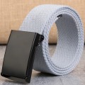 Miniatyrbild 1 av 6: Gratis gravering Plus LONG Storlek 160 150 140 130 cm Canvasbälten Herr Anpassat namn Automatiskt spänne Damer Large Big Size Jeansbälten Light Gray 130cm
