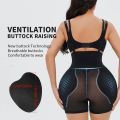 Miniatyrbild 3 av 6: Kvinnor Höftkuddar Waist trainer Kroppsformare Fake Buttock Enhancer Booty Butt Lifter Shapewear Justera Modellering Rem Mag Trosor Black A409 4XL