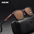 Miniatyrbild 4 av 6: KDEAM Photochromic and Polarized Solglasögon Herr Navigation Aluminium Magnesium Båge Herrglasögon UV400 Night Vision Goggles C2 Matte Black