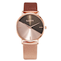 Miniatyrbild 1 av 6: Klockor Dam 2022 Nytt Mode Dam Söt Klänning Watch Colorblock Urtavla Analog Quartz Läder Armband Armbandsur montre femme Brown