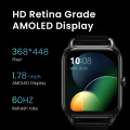 Miniatyrbild 3 av 6: HAYLOU RS4 Plus Smartwatch 1,78'' AMOLED-skärm 105 sportlägen 10-dagars batteritid Smart Watch SpO₂ Puls sömnmätare B TWO Straps