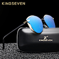 Miniatyrbild 5 av 6: KINGSEVEN Polarized Solglasögon För Dam Lyxdesign Dam Elegant Solglasögon UV400 Skydd Mode Cat Eye Glasögon C05  SILVER Original