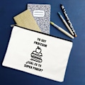 Miniatyrbild 1 av 6: Yo Soy Profesor Cual Es Tu Superpoder Spanska sminkväskor Lärare Canvas Penna Förvaringspåse Resetoalettartiklar Organizer Presenter W01325-TBWH-D