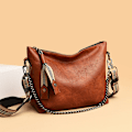 Miniatyrbild 3 av 5: Nya designerkedjor Handväskor Damväska Mode Mjukt PU-läder Kvinnor Axelväskor Stor Lyx Kvinnlig Crossbody tygväska Gray