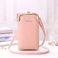Miniatyrbild 2 av 6: Kvinnor Telefon Crossbody Väska Pu Läder Mini Shoulder Messenger Bag Rese Bärbar myntväska Kortväska Väskor för flickor Plånböcker B Deep Gray