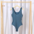 Miniatyrbild 1 av 6: Body Bodyshaper Kvinnor Magkontroll Shapewear Bantning Underkläder Flickor U Back Toppar Sexiga stringtrosor Kvinna Seamless Jumpsuit blue F(45-65KG)