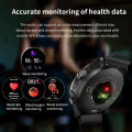 Miniatyrbild 4 av 6: NX9 Rugged Smart Watches Herr för Android Huawei Ios Vattentäta klockor 1,39'' HD Fitness Tracker Bluetooth Ring Smartwatch black