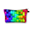 Miniatyrbild 1 av 6: Magic Cube / Math Formula Print Case Kvinnor Toalettväska för Make Up Organizer Väska Flickor Clutchväskor Söt kosmetisk väska shzbmofang09cw