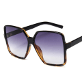 Miniatyrbild 5 av 6: Higody Mode Kvinnor Överdimensionerade solglasögon Gradient Plast Märke Designer Glasögon Solglasögon för kvinnor UV400 Lentes De Sol Mujer black leopard