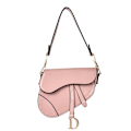 Miniatyrbild 3 av 6: Ny designer sadelväska i PU-läder Kvinna Lyxmode Kvinnlig axel Bred rem Messenger Cross Body Handväska Handväska väska a main brown-22x19x5.5CM