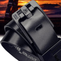 Miniatyrbild 1 av 6: Nytt högkvalitativt lyxmärke äkta läderbälte Herr Svart Pin Spänne Designe Business Bälten Band cinturones para hombre 2022 CBlack buckle Black 115CM