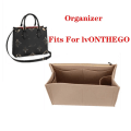 Miniatyrbild 2 av 6: Passar ONTHEGO Tote 3MM Premium Filt Insert Väska Organizer Kosmetikväska Handväska shaper Organizer Resor Innerväska Style 1 Khaki 21X13X10cm