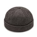 Miniatyrbild 6 av 6: Modeherrar Bomulls Skullies Keps Vintage Kupolhatt Solid Street Bärbar Hatt Sommar Multifunktionell Beanie Hatt Hip Hop Hattar A10