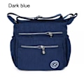 Miniatyrbild 1 av 6: Nylon Kvinnor Messenger Väskor Liten handväska Axelväska Kvinna Crossbody Väskor Handväskor Hög kvalitet Bolsa Tote Beach Dark blue