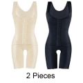 Miniatyrbild 1 av 6: GUUDIA Bodysuit med öppen byst Shapewear Lång bål Magkontroll Shapers Släta ut Mjuk frirkontroll Kroppsformare Lår Slimmare two S