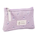 Miniatyrbild 5 av 6: eTya Mode Canvas Kosmetikväska Kvinnor Blommor Blixtlås Små sminkväskor Organizer Canvas Mini Lady Toalettväska Påse blue