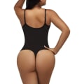 Miniatyrbild 4 av 6: Body Shapewear Kvinnor Helkroppsformare Magkontroll Höft Rumplyftare Korsett Lår Reduktiv Bantning Waist Trainer Underkläder Skin briefs 2XL 82-90kg
