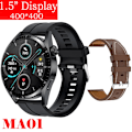 Miniatyrbild 1 av 6: Ny Smart Watch Herr Android GT3 IP68 Vattentät NFC Smartwatch Trådlös Laddning Bluetooth Ring Herr Watch för Bl Si-Br Le watch for men