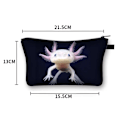 Miniatyrbild 5 av 6: Söt Axolotl Case Gamesolotl Gamer Sminkväskor Kawaii Toalettartiklar Arrangörer Liten handväska Flickor Casual Kosmetikväska shzbxqdw10cw