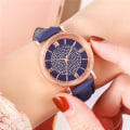 Miniatyrbild 3 av 6: Mode Watch Watch Star Sky Dial Klocka Quartz Armbandsur Dam Casual Mesh Bälte Armbandsur Klocka Red