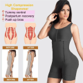 Miniatyrbild 5 av 6: Dam Fajas Colombianas Front Krokar Waist Trainer Kroppsformare Magen Smalning Shapewear med BH Underkläder Корсет SKims black XL
