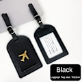 Miniatyrbild 1 av 6: Nya kvinnor Söt läder Passport Cover Flygbiljetter för kort Rese Passport Holder Plånbok Case Black(.2247)