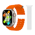 Miniatyrbild 1 av 2: HK8 Pro MAX Ultra Smart Watch Series 8 49 mm 2,12 tum Amoled HD-skärm Hög uppdateringsfrekvens NFC Kompass Man Kvinna Sport SmartWatch and ocean strap-b
