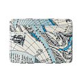 Miniatyrbild 1 av 6: Ultra Slim Camouflage Magic Plånböcker för Kvinnor Män PU Läder Mini ID-kortshållare Myntplånböcker Resor Case Clip Cover Horizontal Blue