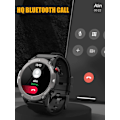Miniatyrbild 3 av 6: LEMFO LF26 Max Smart Watch Herr Bluetooth Call Smartwatch IP68 Vattentät 360 HD Screen Standby för Android IOS Black silver