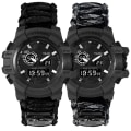Miniatyrbild 2 av 6: SHIYUNME Watch för män LED Quartz Vattentät Armbandsur för män Mode Utomhussport Digital klocka Klockor Relogio Masculino red  with box