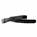 Miniatyrbild 4 av 6: Herr PU-läder Bälte utan spänne DIY Bältestillbehör 3,8cm Black 130cm